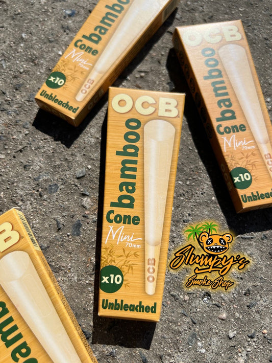 OCB - Unbleached Bamboo Mini Cones (10pk)