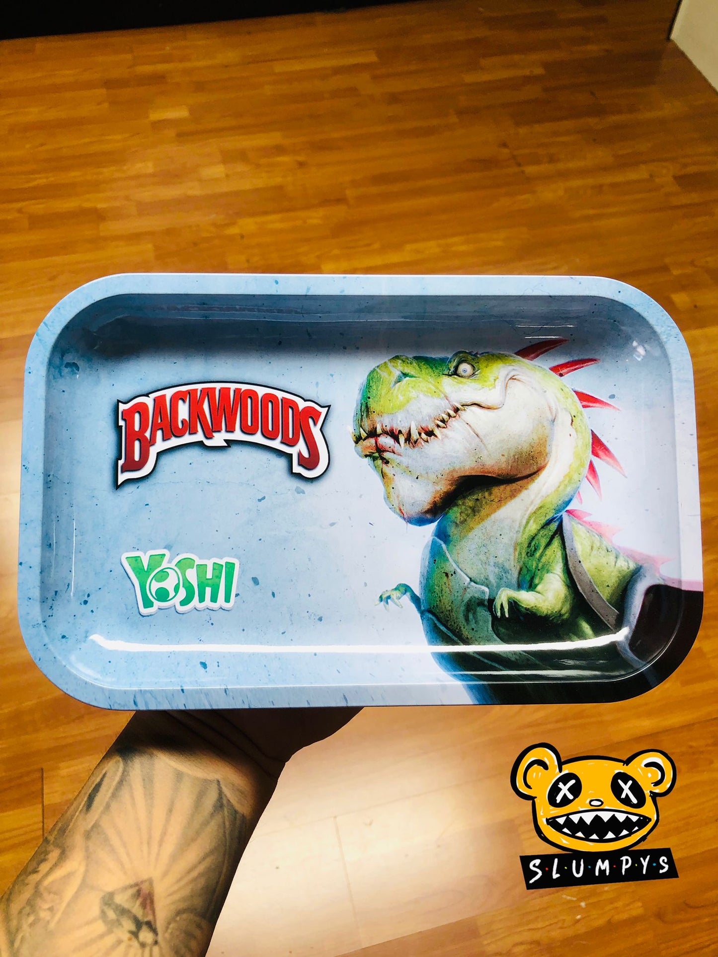 Backwoods - Dino Yoshi Rolling Tray Medium