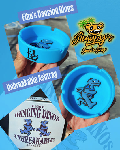 Elbo - Dancing Dinos Unbreakable Ashtray