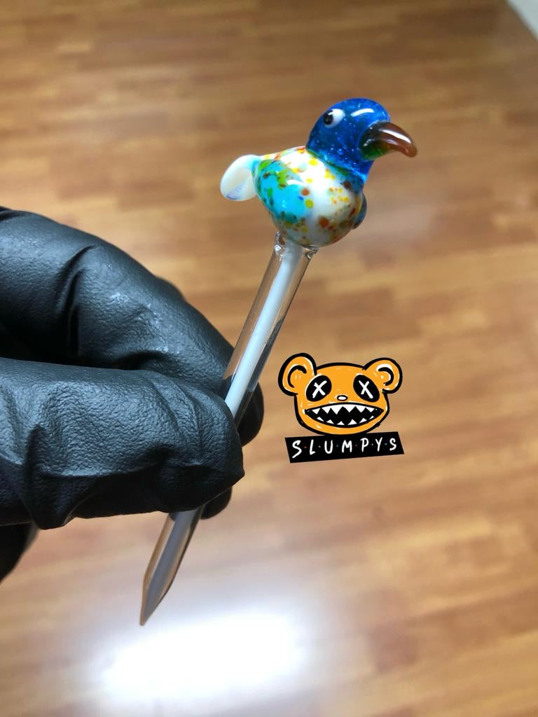 Blue Bird Glass Dab Tool