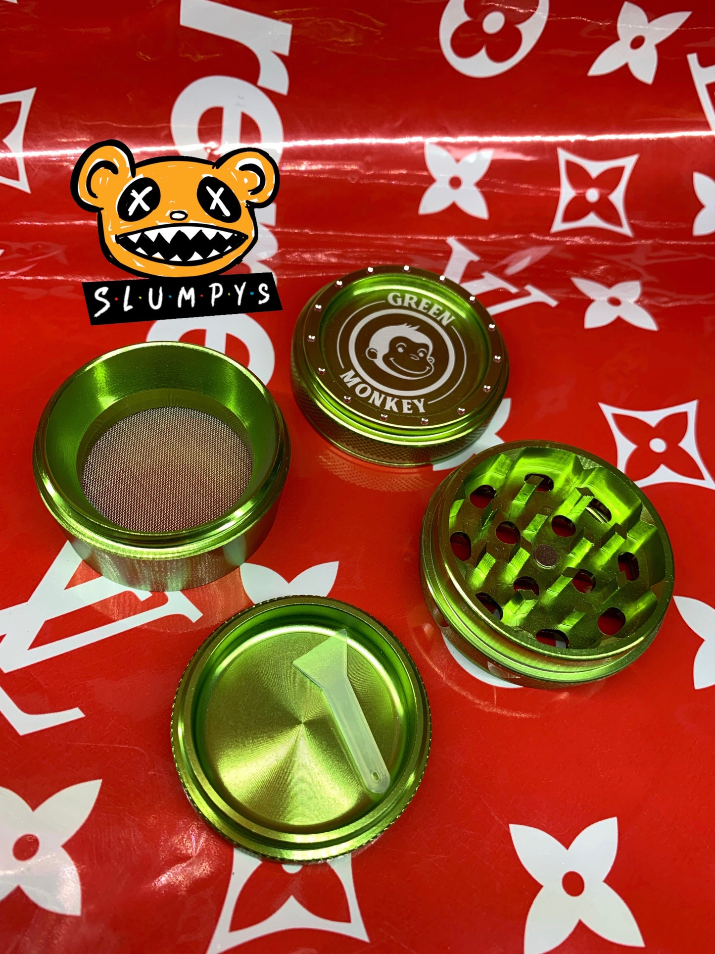 Green Monkey - 50mm  4pc Tamarind Grinder (Green)