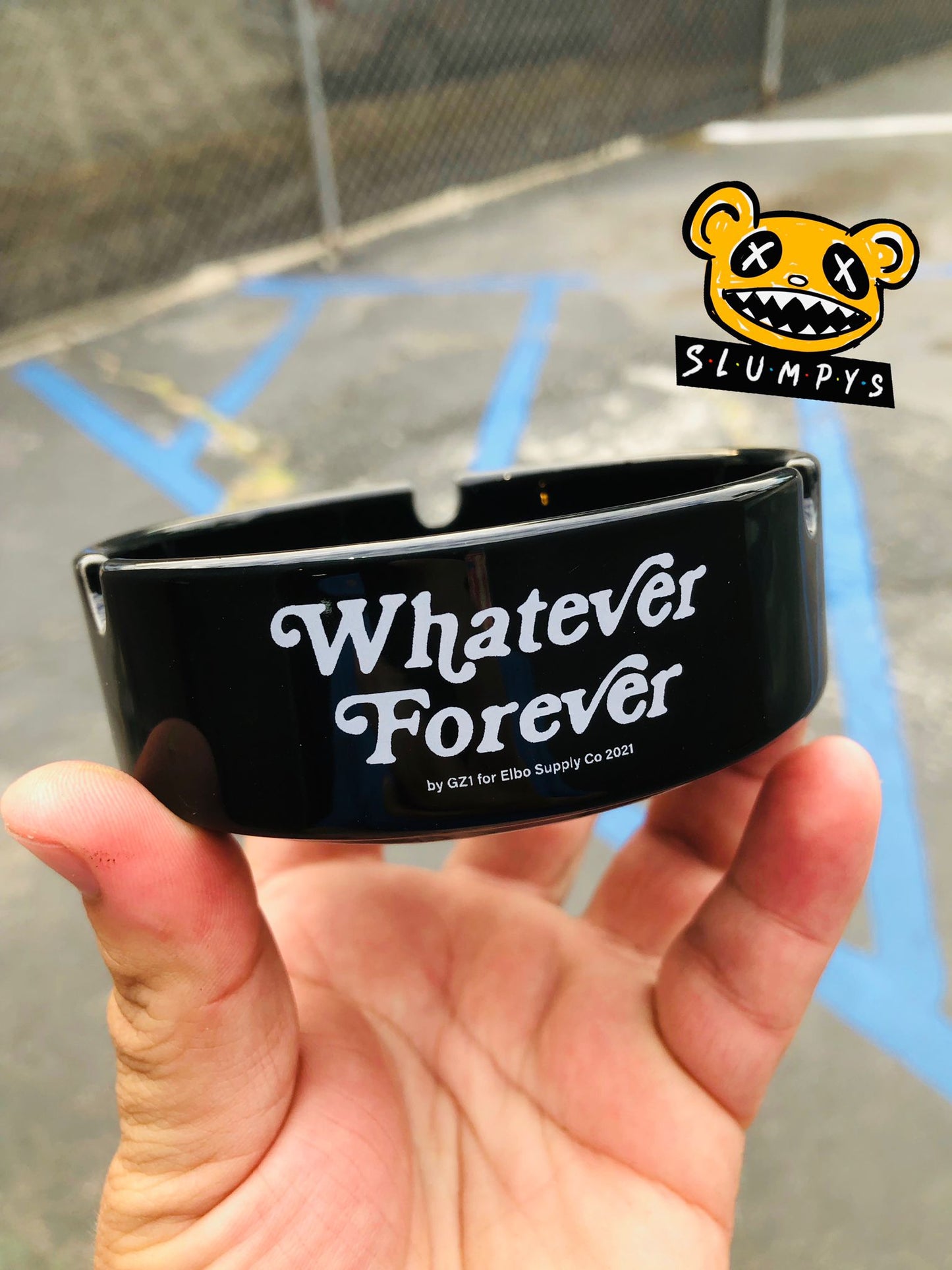 Whatever Forever By GZ1 - Smoke Em Pennant Ashtray