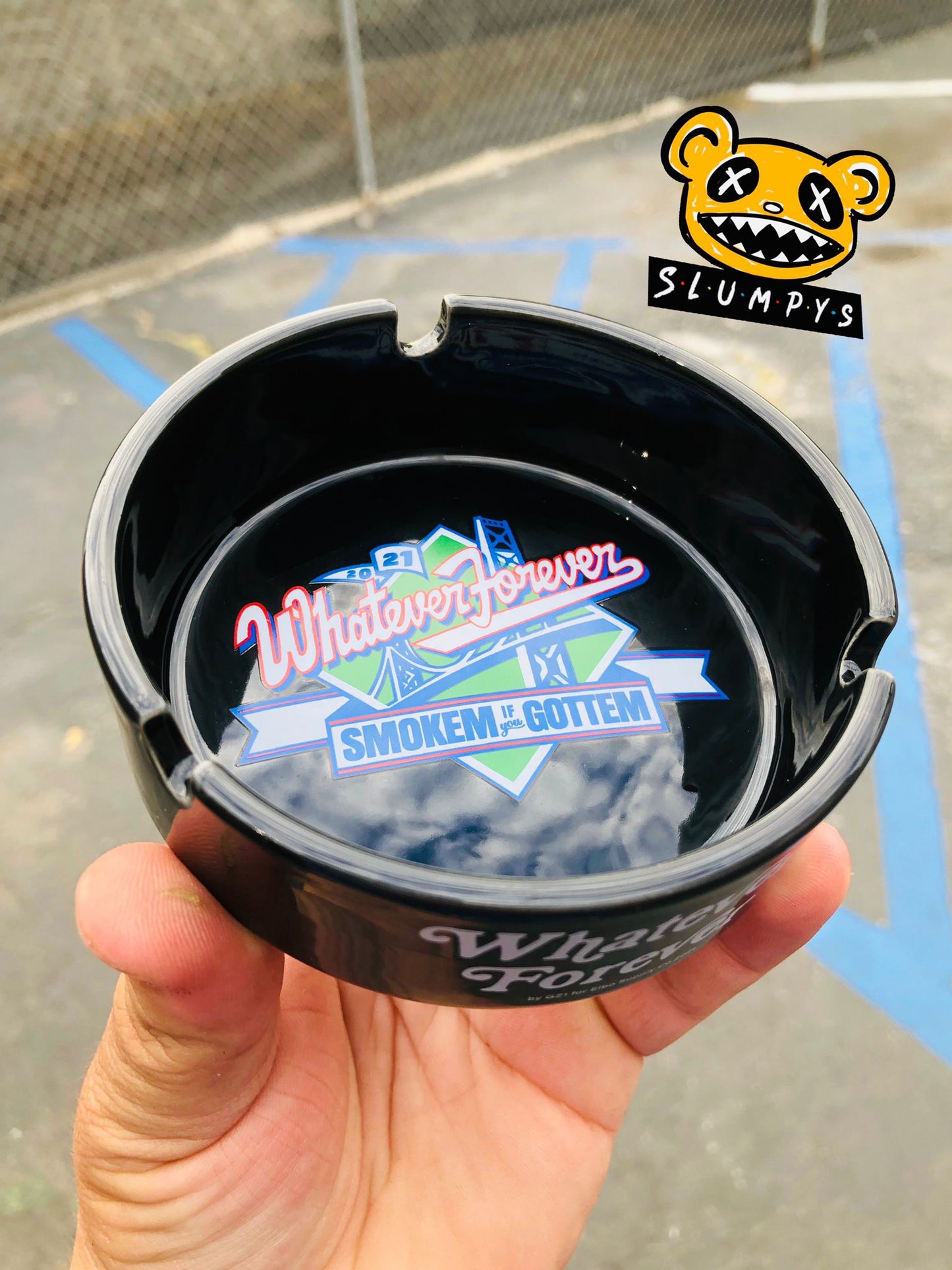 Whatever Forever By GZ1 - Smoke Em Pennant Ashtray