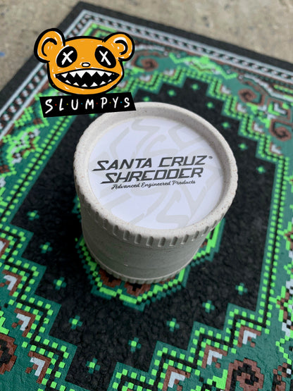 Santa Cruz Shredder - 4 Pc Hemp Grinder (White)