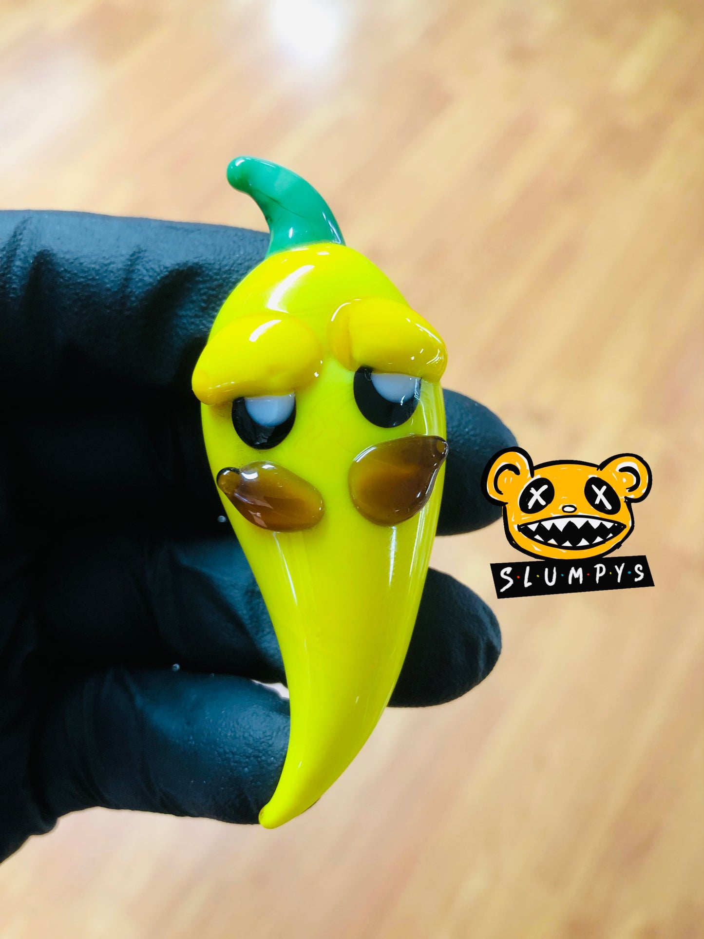 Glass Yellow Pepper Dabber