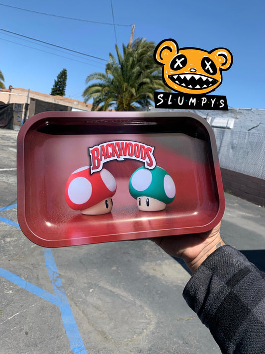 Backwoods - Arcade Shrooms Rolling Tray Medium