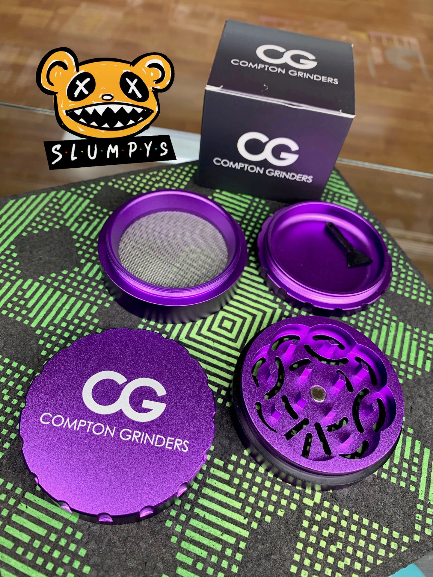 Compton Grinders - 4pc 2.5" Grinder (Purple)