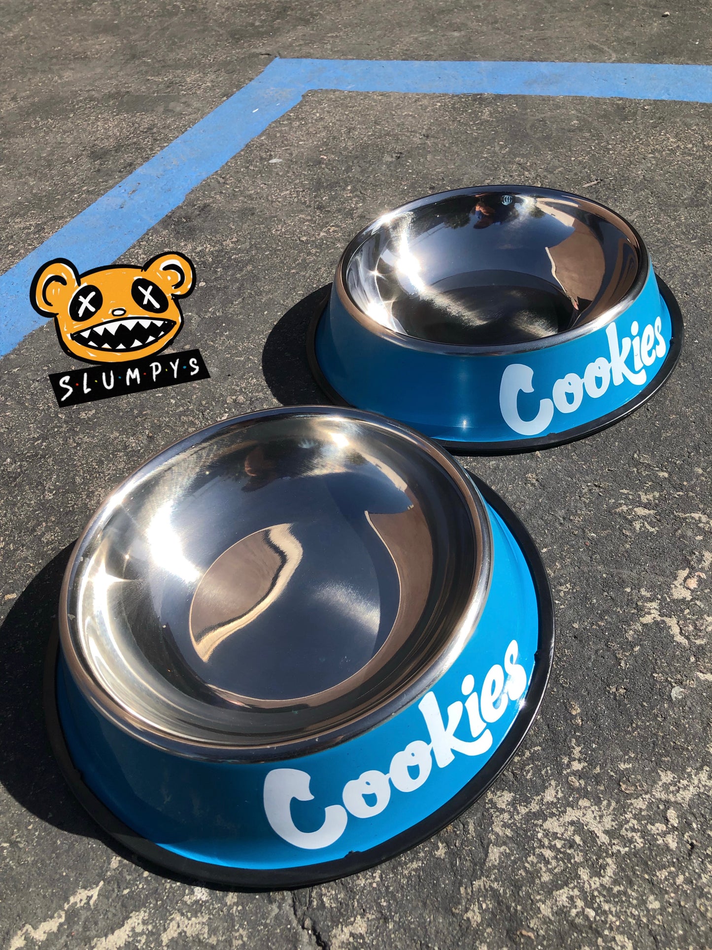 Cookies - Logo Dog Bowl (Blue)