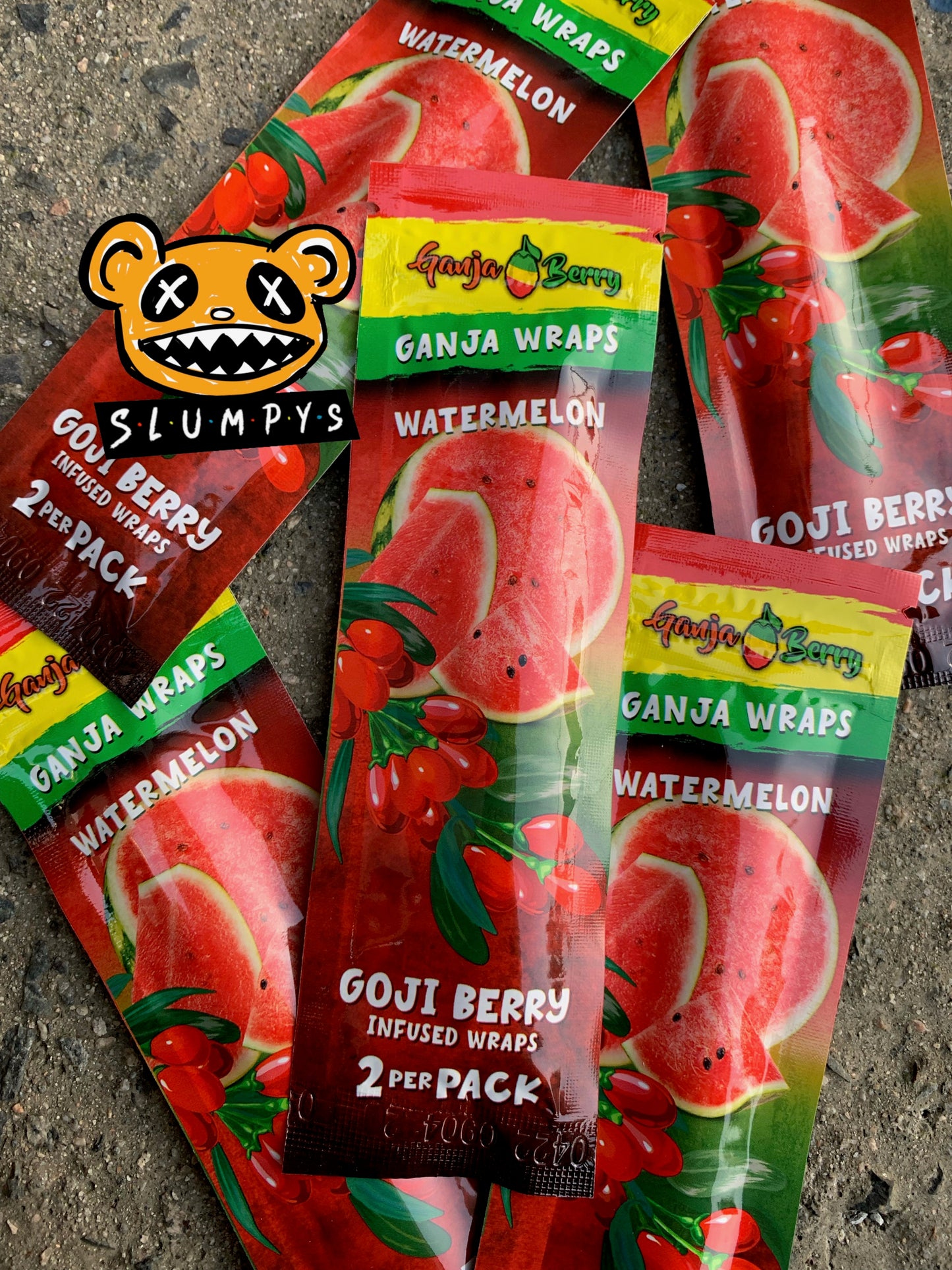 Ganja Berry - Goji Berry Wraps (Watermelon)