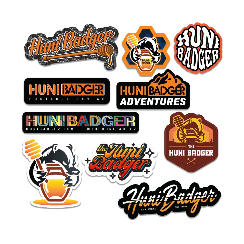 Huni Badger - Sticker Pack