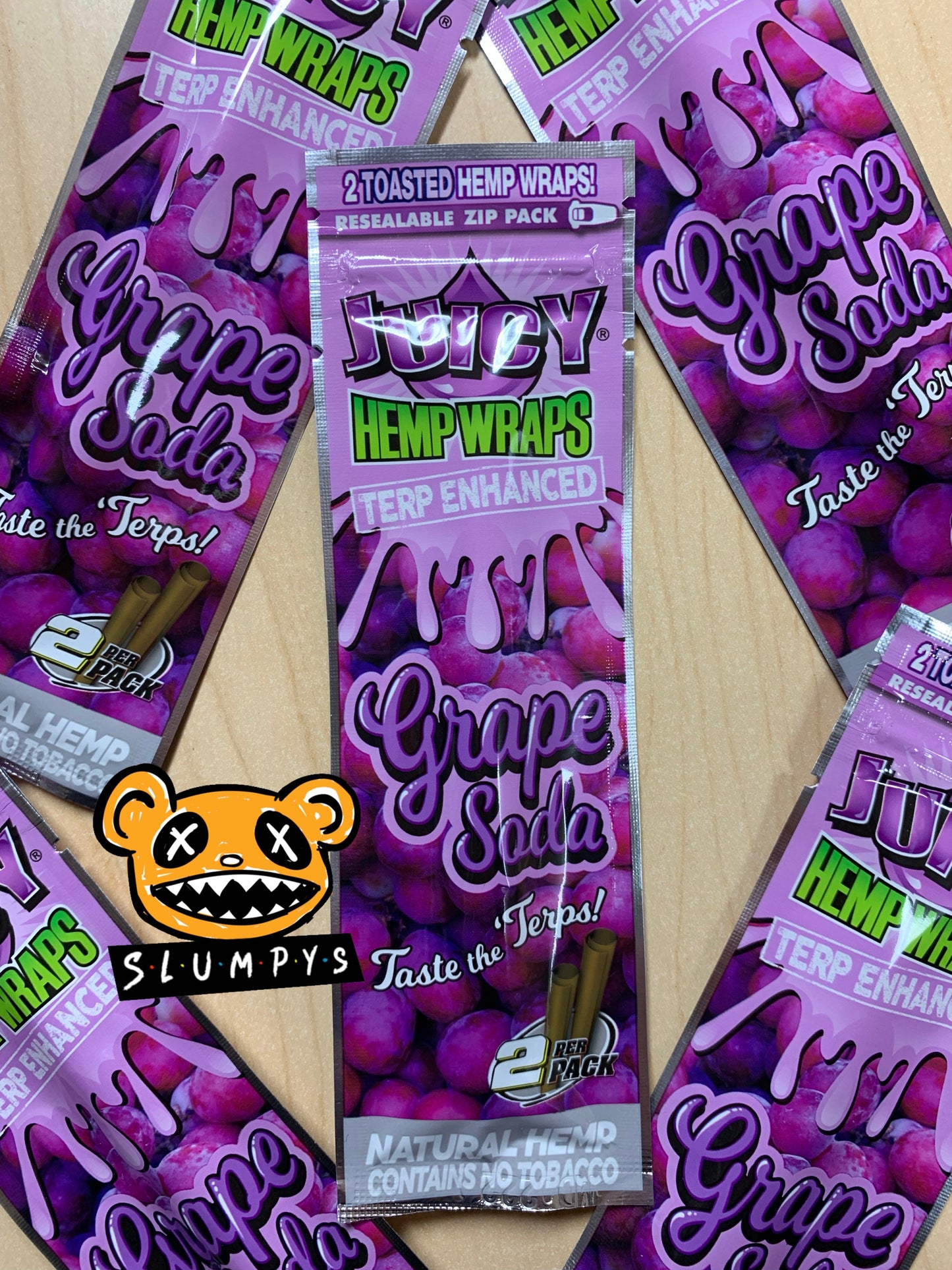 Juicy Hemp Wraps - Grape Soda