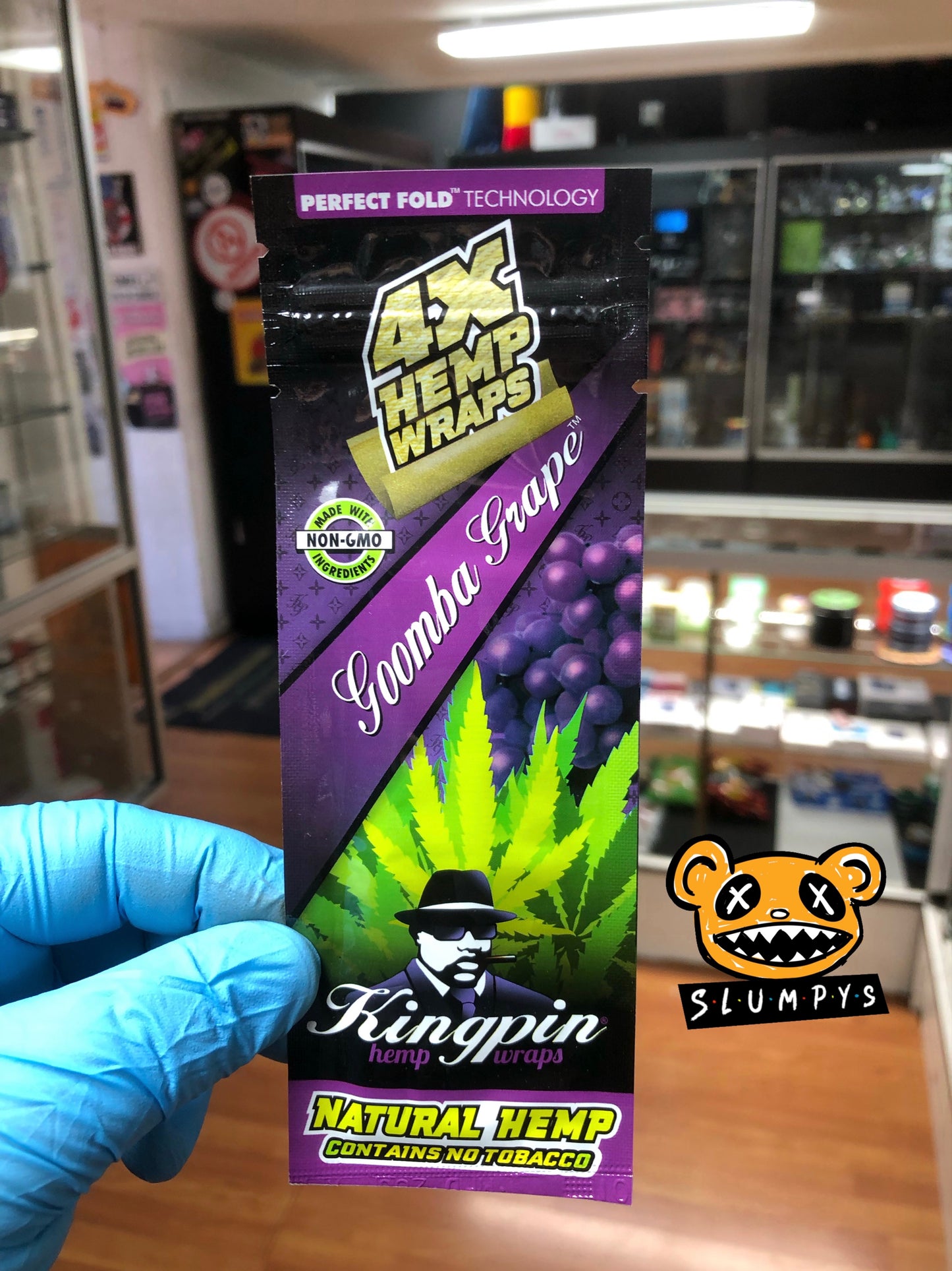 Kingpin Hemp Wraps - Goomba Grape 4pk