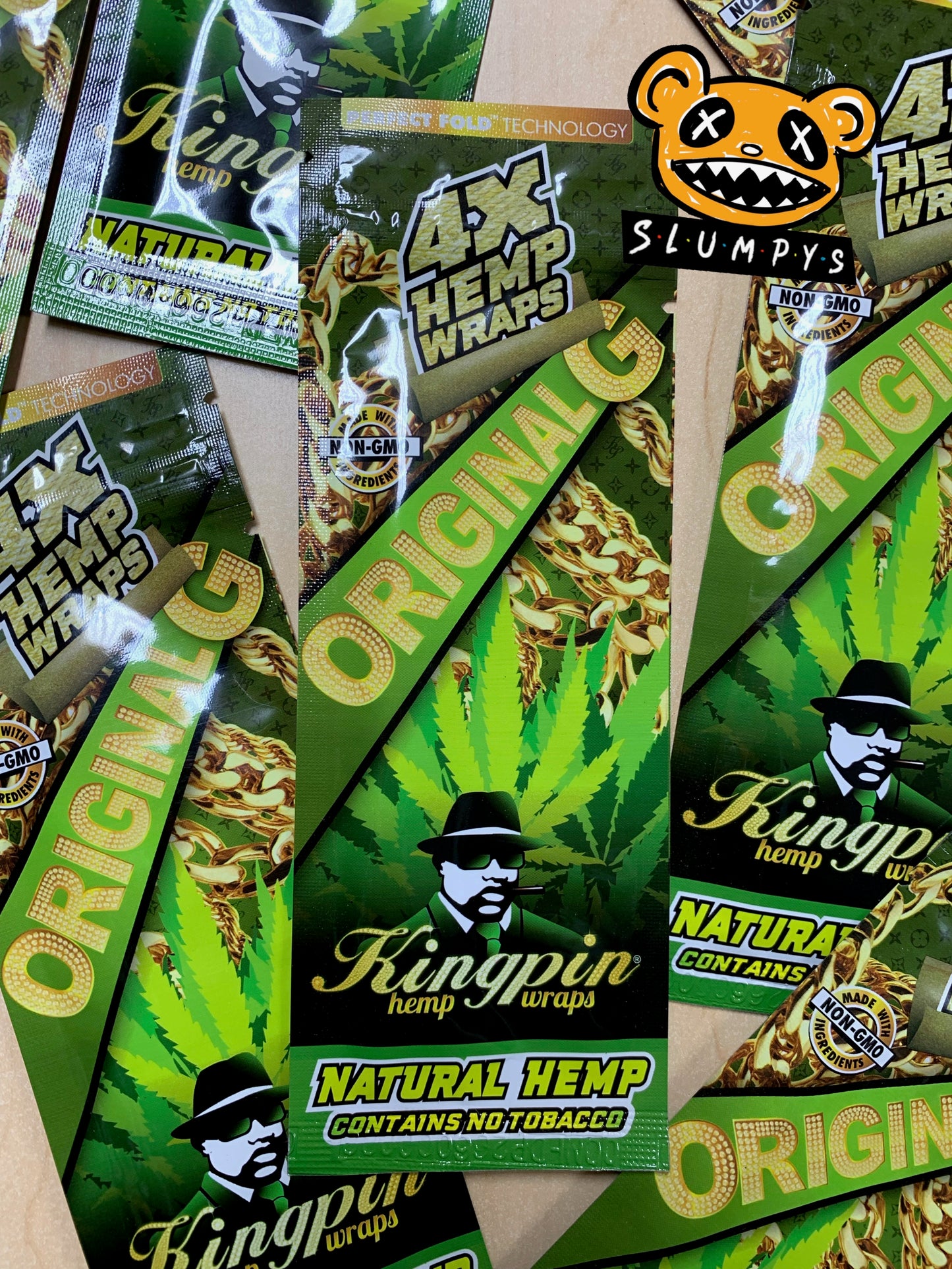 Kingpin Hemp Wraps -  Original G 4pk