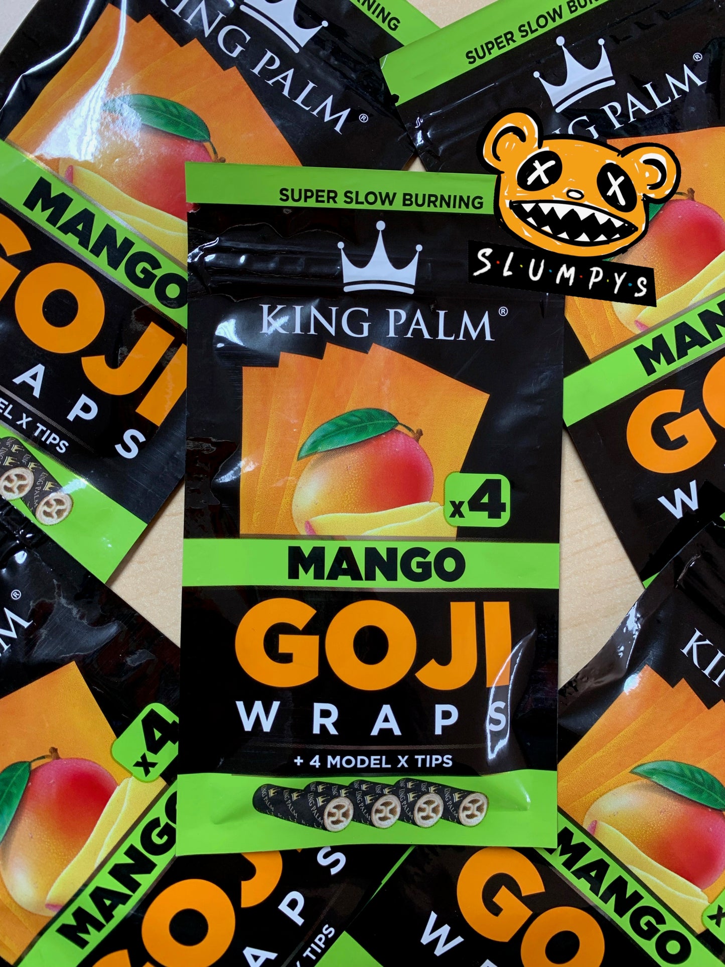 King Palm - Goji Wraps 4pk (Mango)