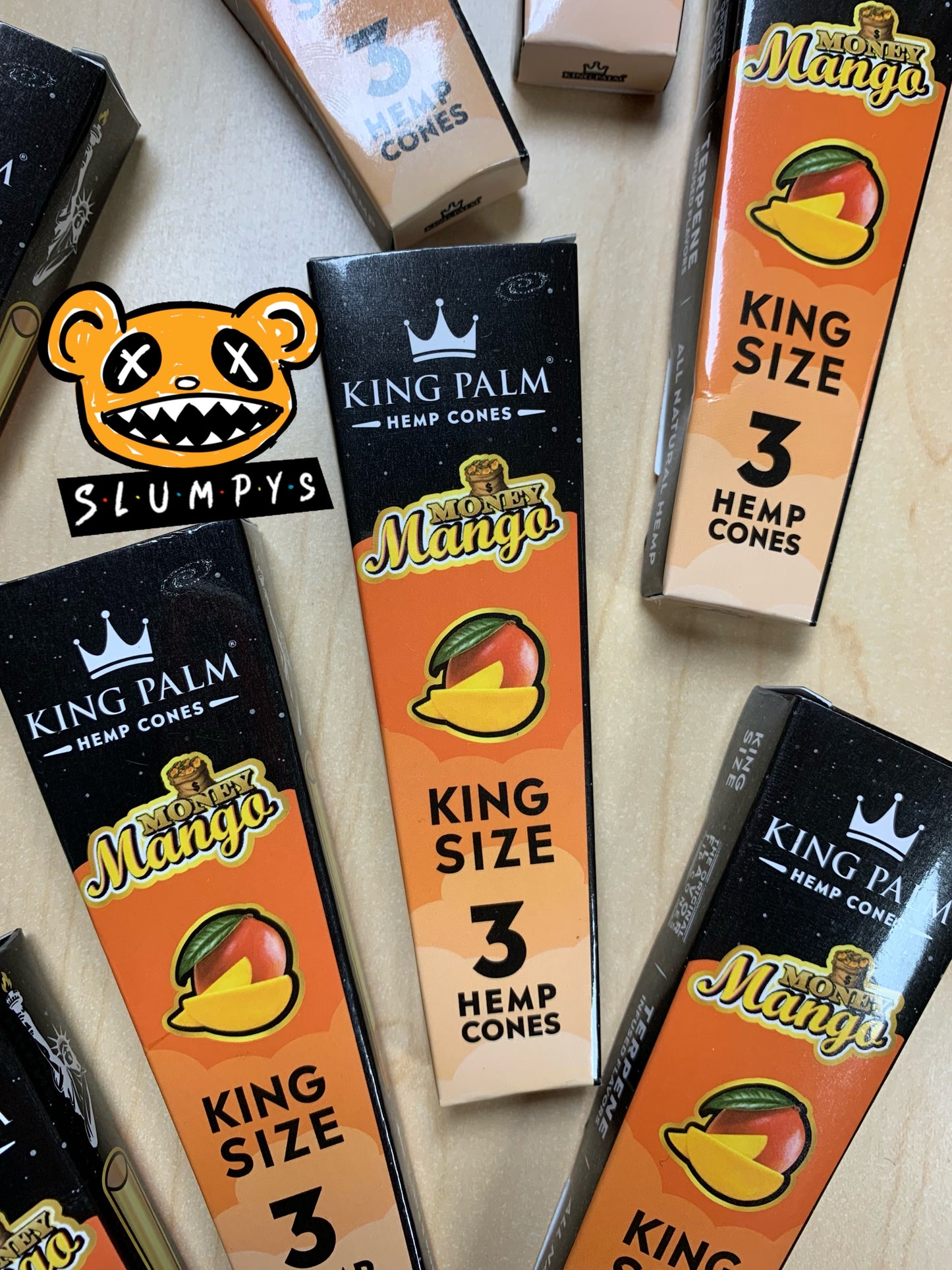 King Palm - Hemp Cones King Size (Money Mango)