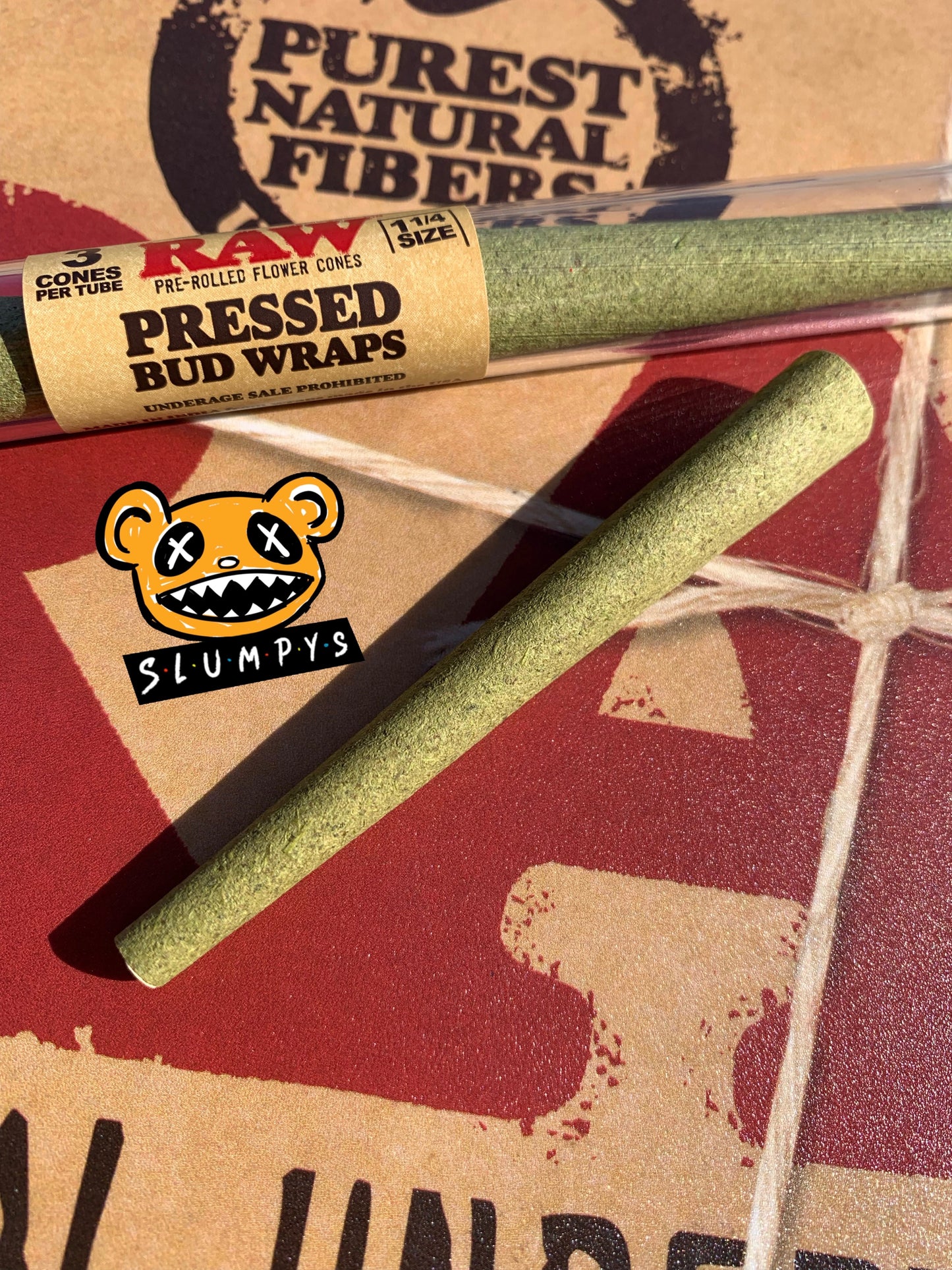 RAW - Pressed Bud Wraps 3pk