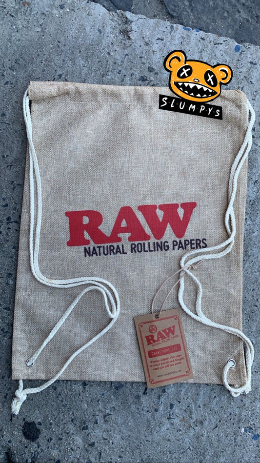 RAW - Drawstring Bag (Tan)