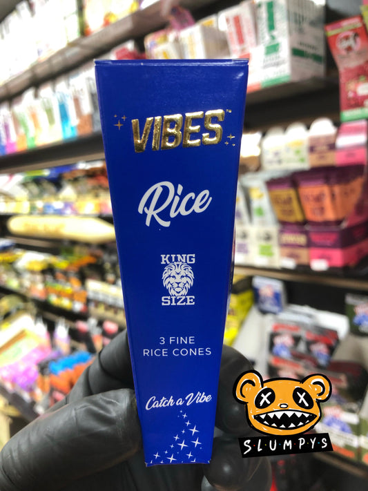 Vibes King Size Cones - Rice