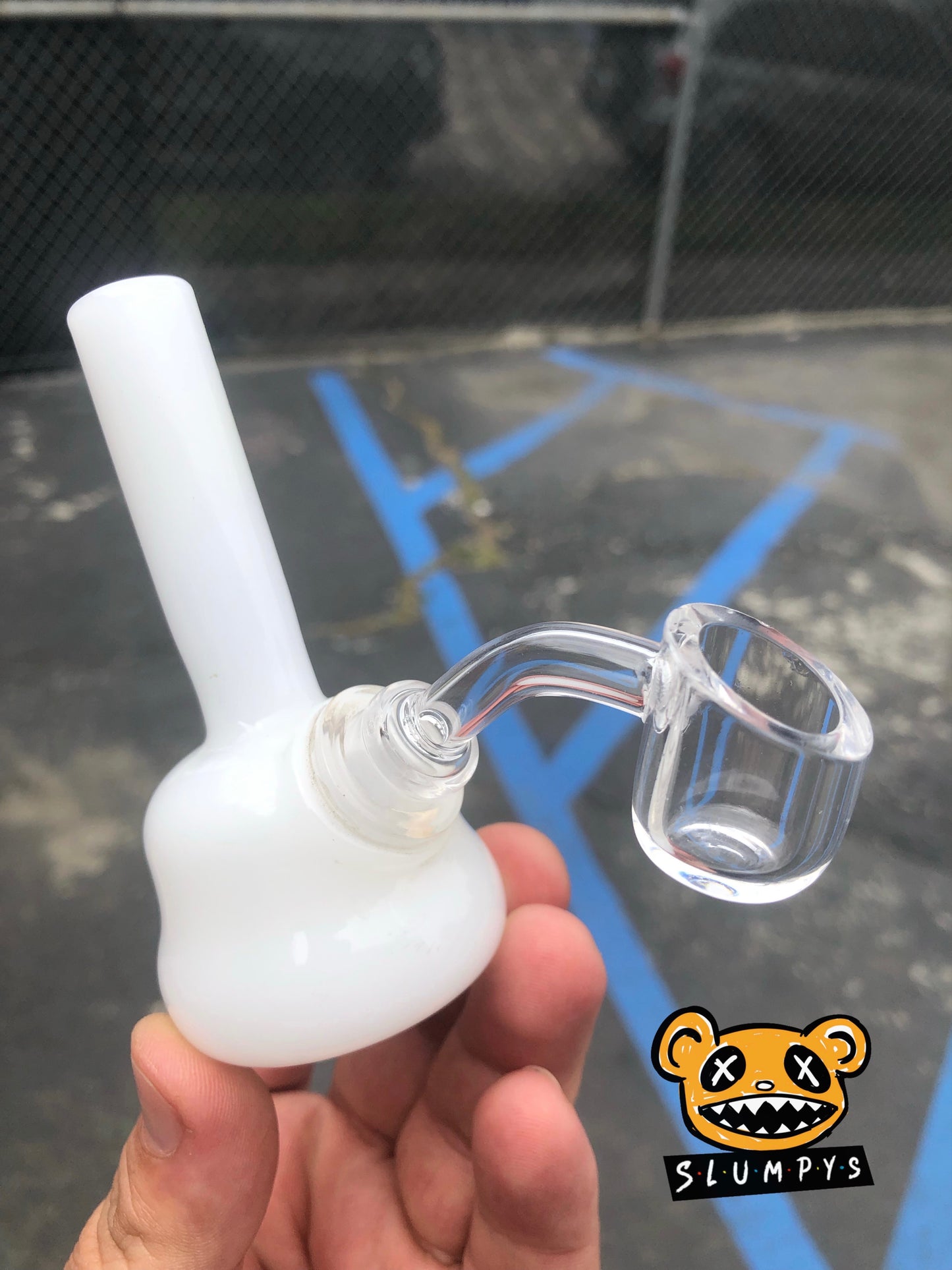 Yo Dabba Dabba - White 4" Mini Rig