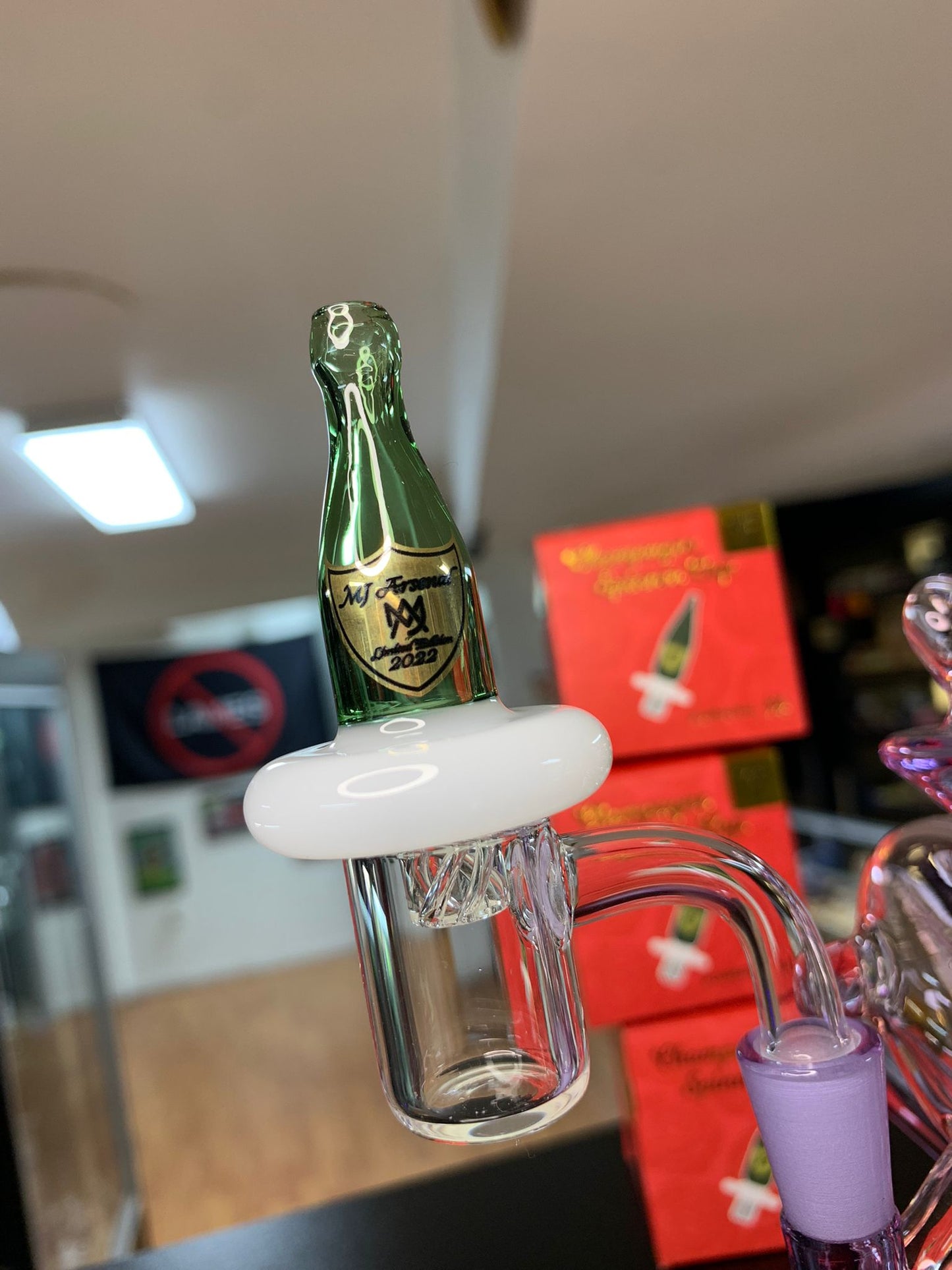 Mj Arsenal - Champagne Spinner Cap ( Valentines 2022 Collection)