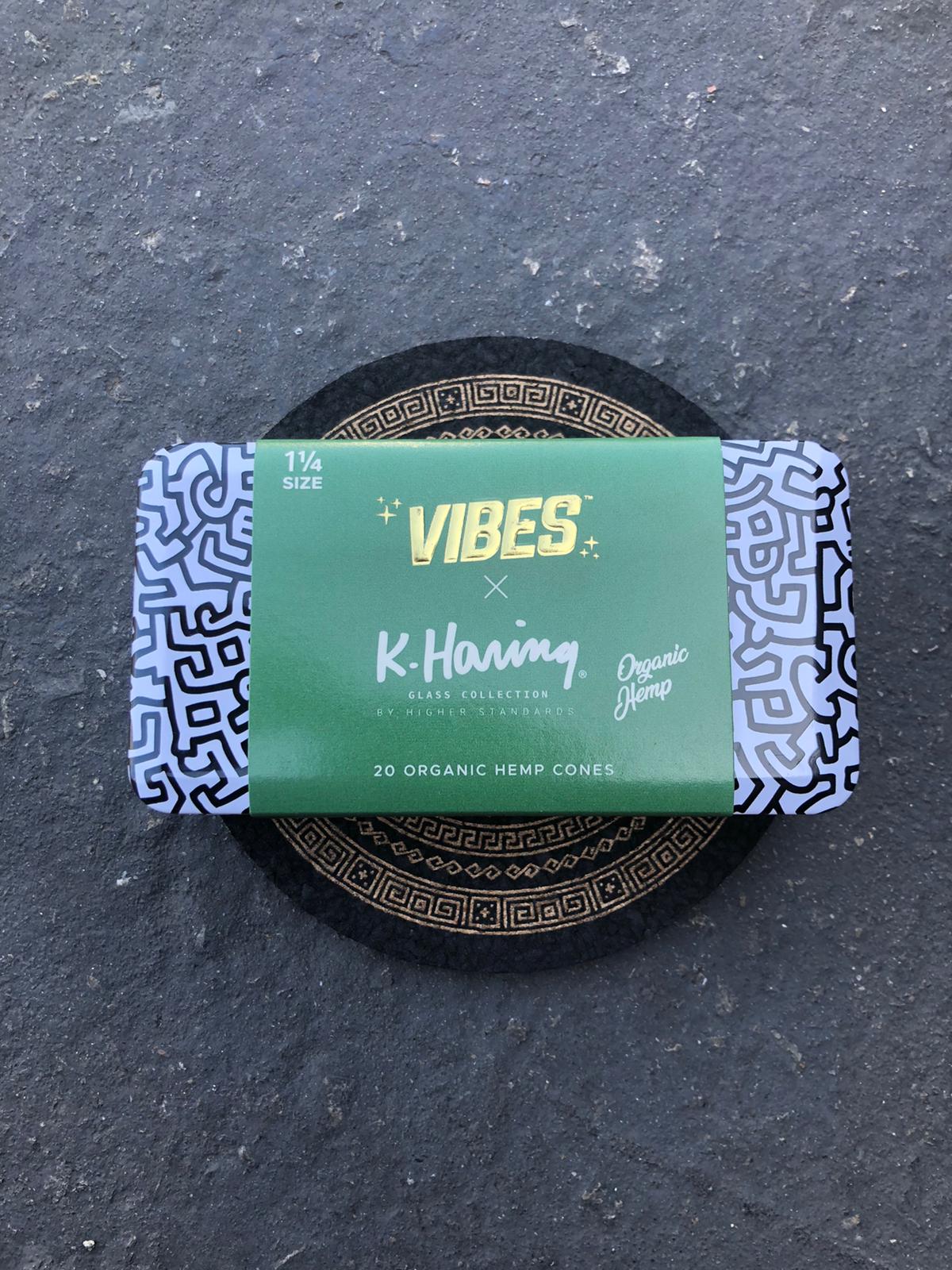 VIBES X Keith Haring Collectible Tin with Organic Hemp Cones