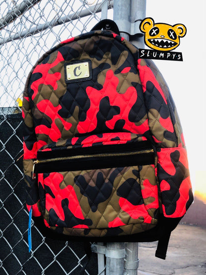 Cookies - V3 Quilted Backpack (Red Camo)