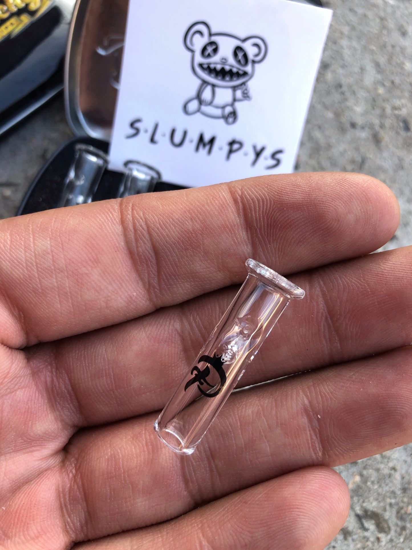 Phuncky Feel Tips - 8mm clear 3 pack Phuncky Logo(Round)