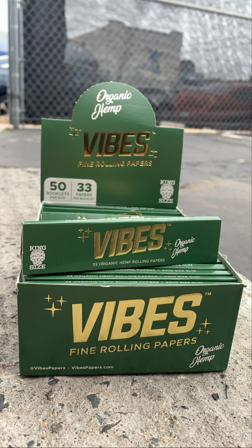 Vibes Papers - Organic Hemp King Size Papers