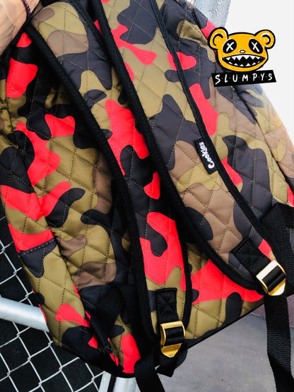 Cookies - V3 Quilted Backpack (Red Camo)