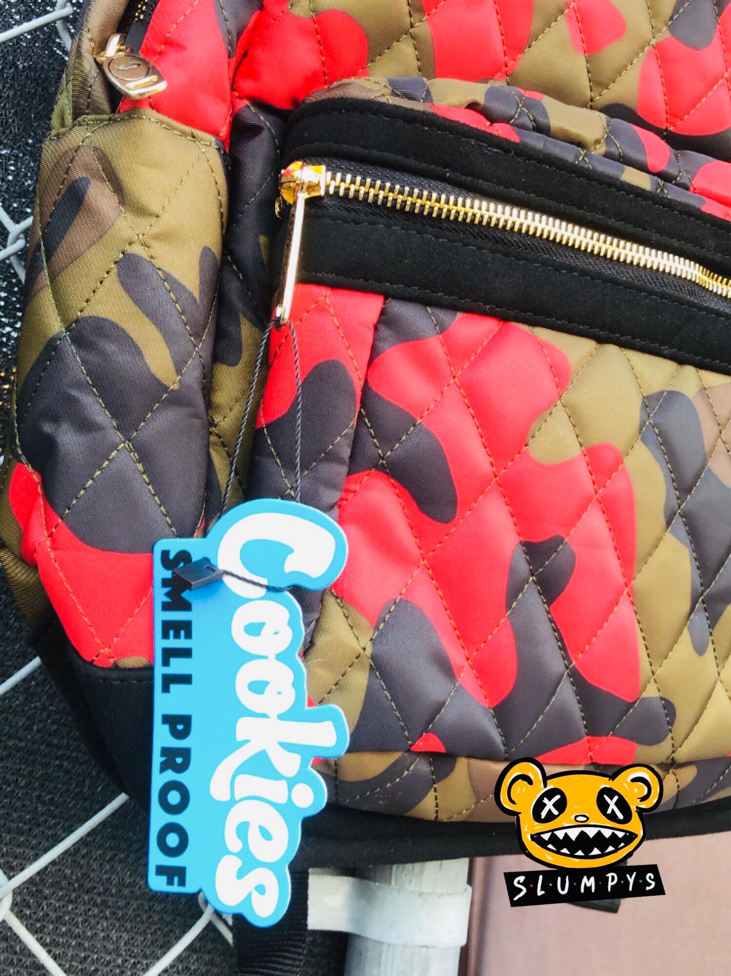 Cookies - V3 Quilted Backpack (Red Camo) – Slumpy's