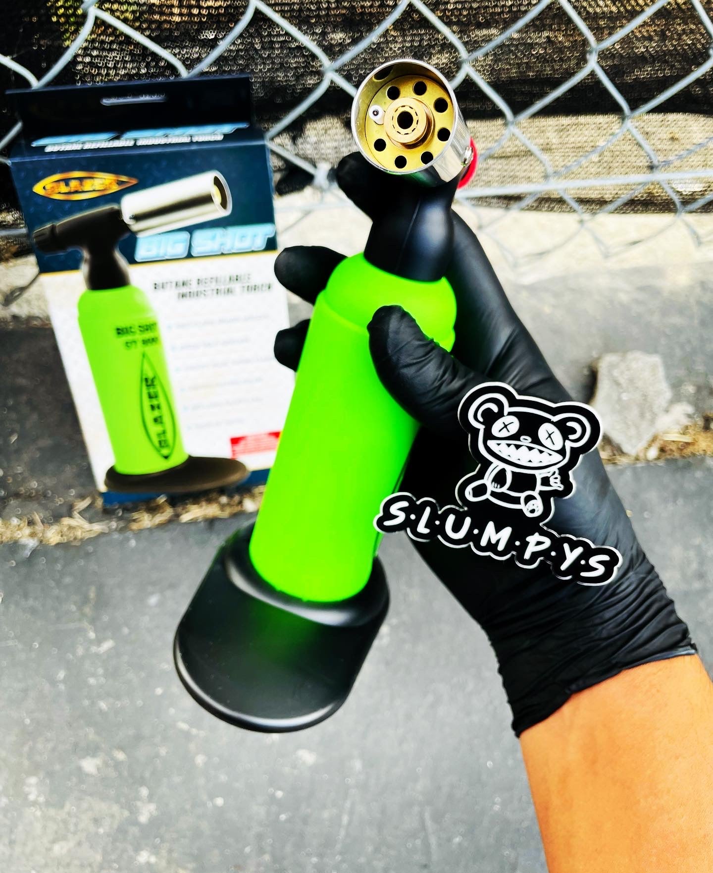 Blazer Big Shot - Green – Emporium Smoke Shop