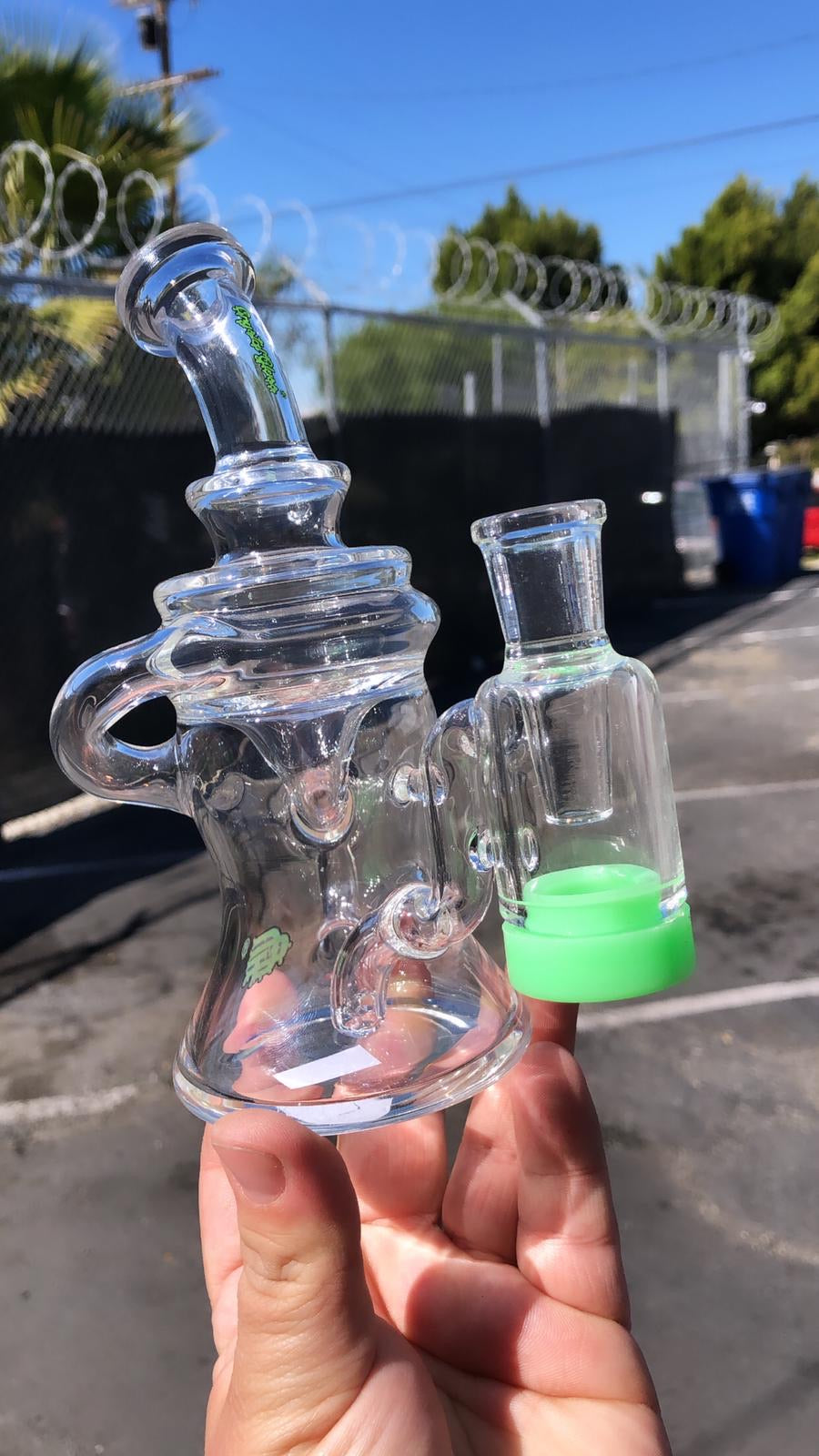 Crystal Glass Recycler with Reclaim Catcher